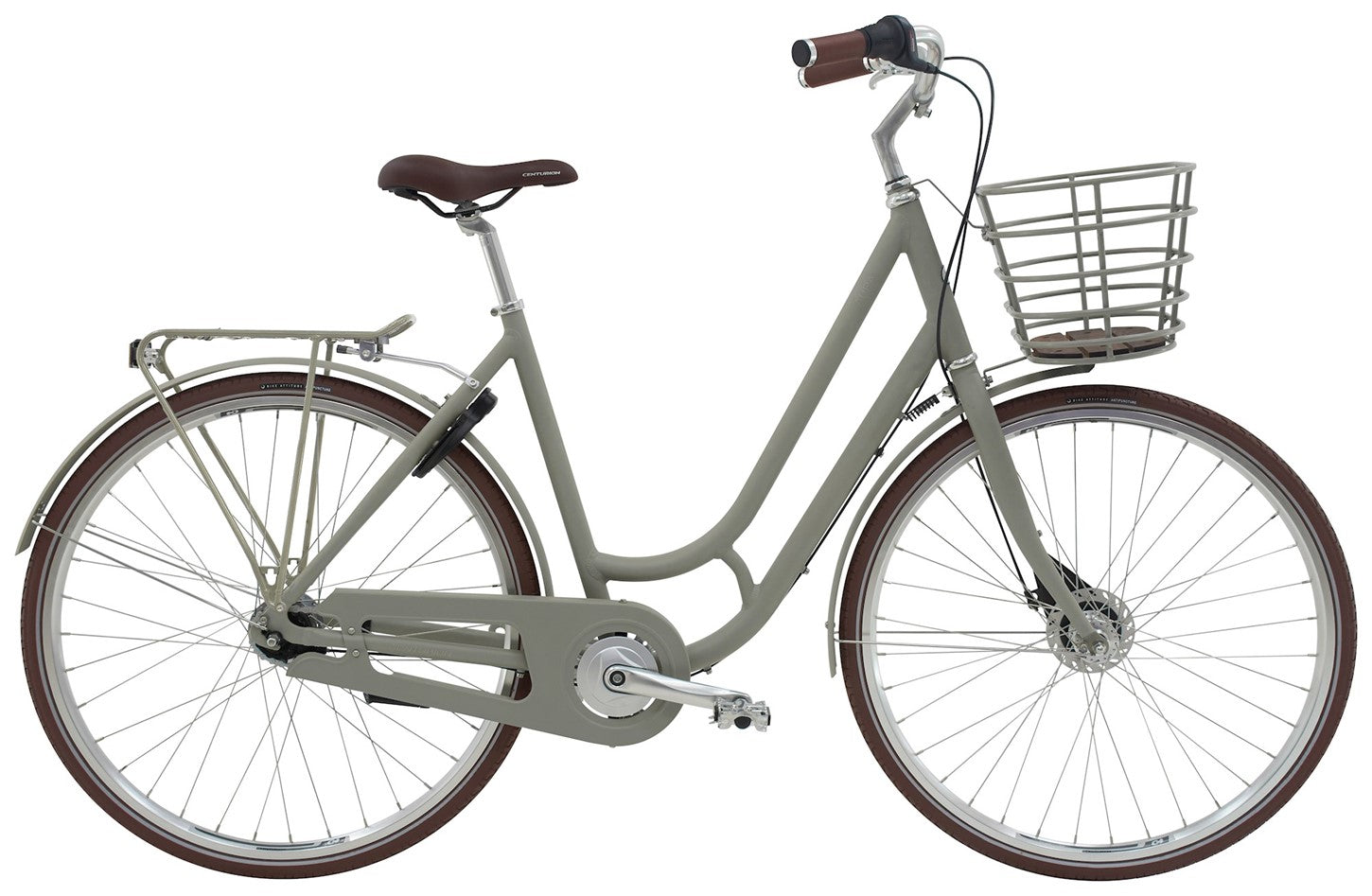Centurion Aura Dam 52cm 7v fotbroms Shimano Nexus matt beige